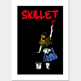 skillet red girl Posters and Art